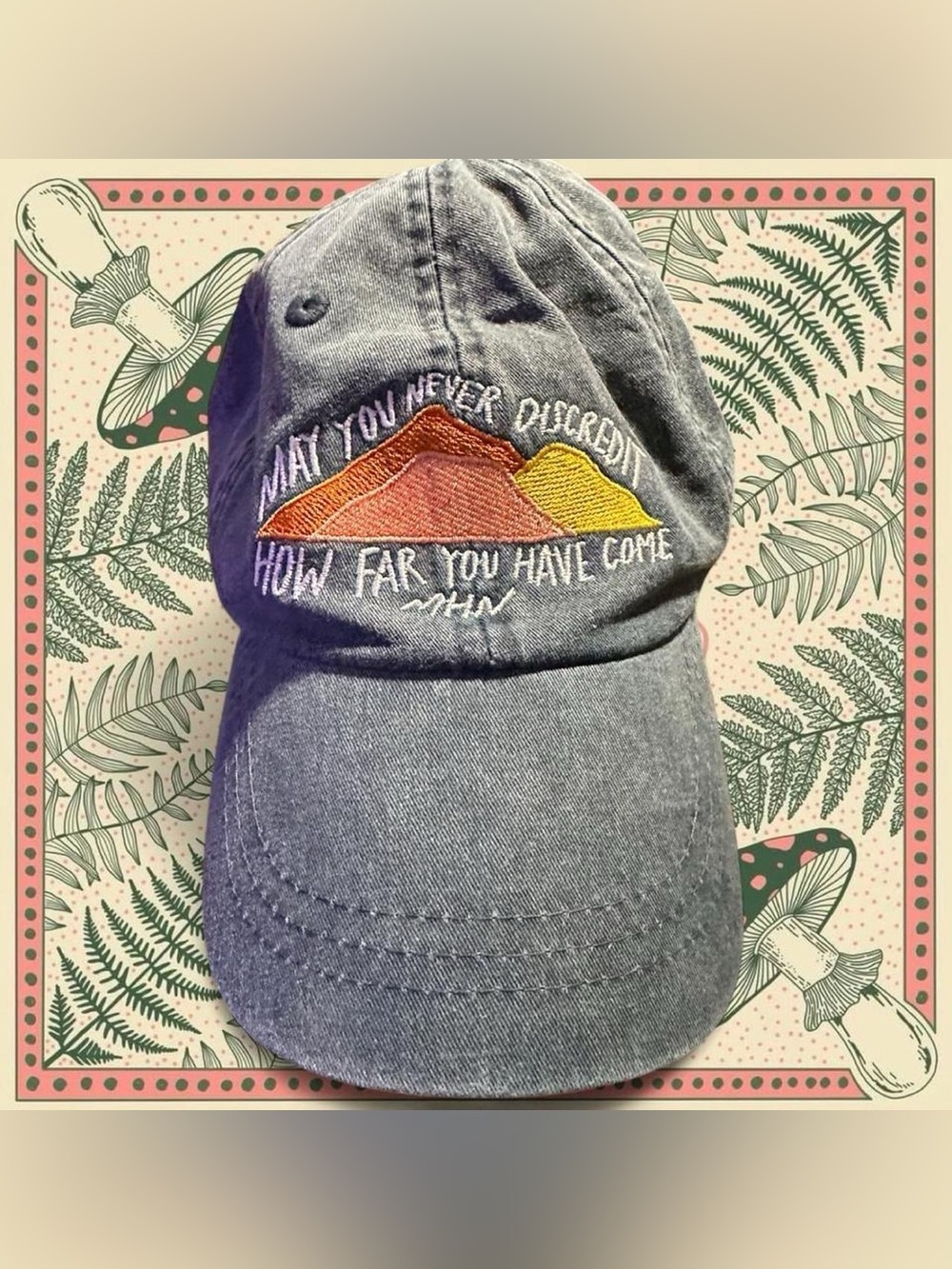Vintage Adams Embroidered Baseball Cap | Leather Strap